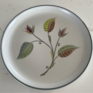 DENBY - SPRING Floral Design Stoneware Bread and Butter Plate